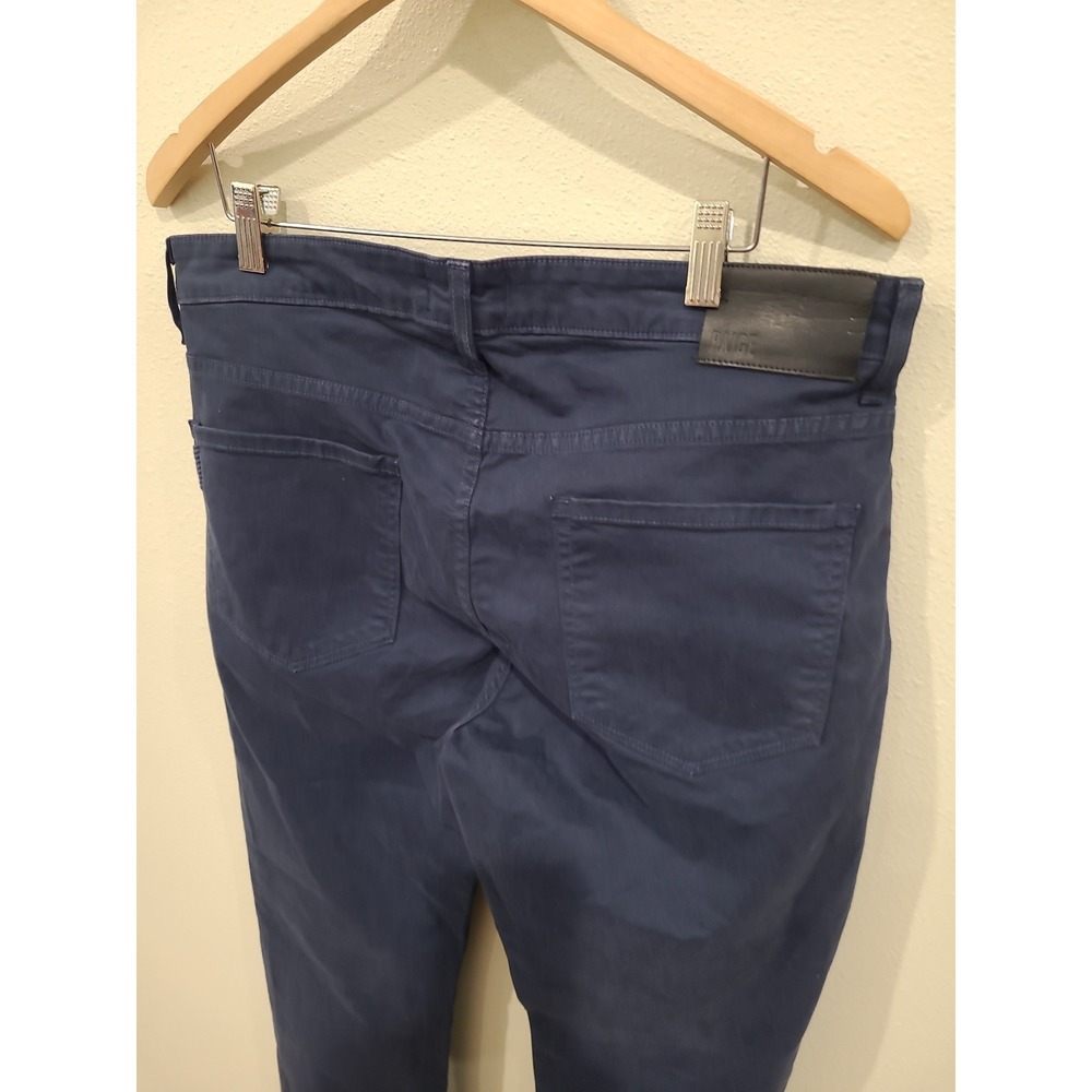 Paige Normandie Blue Cadet Men's SZ 33 straight leg jean w/stretch casual prep - Picture 6 of 12